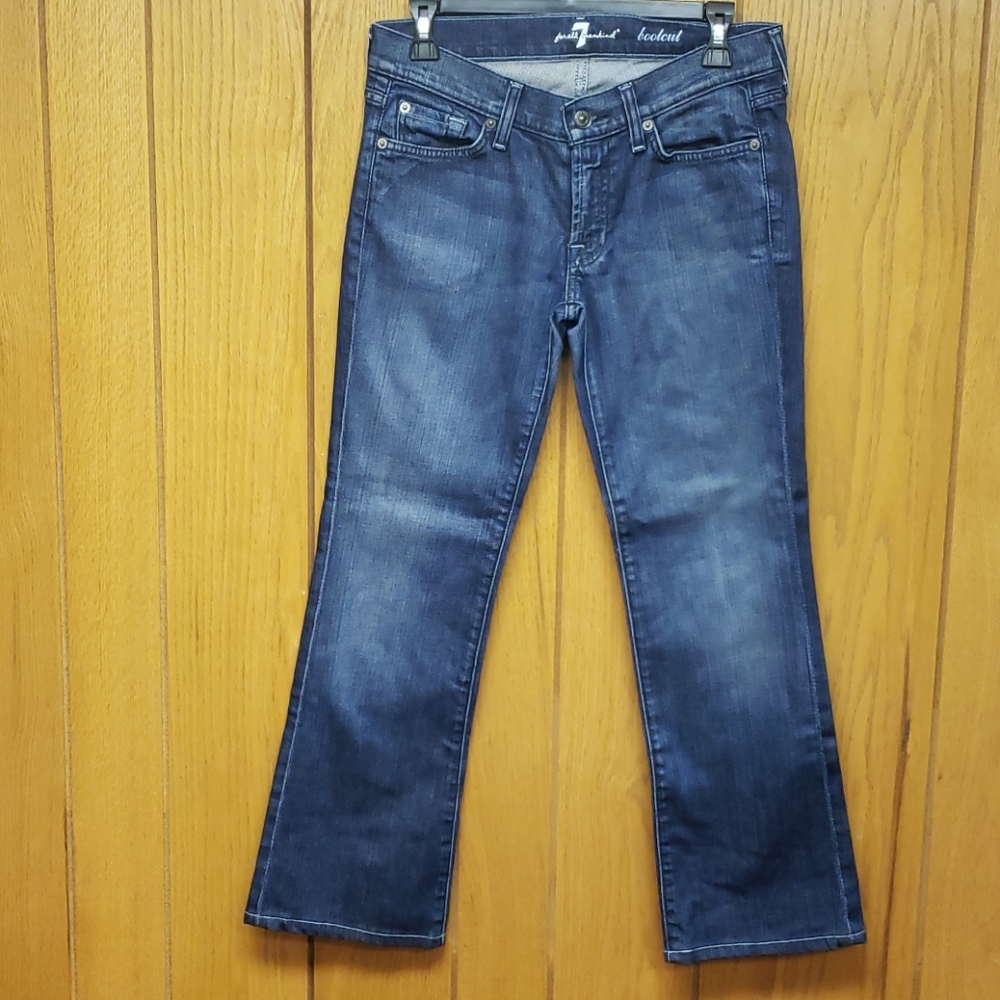 7 for all mankind Mid Rise Bootcut size 28